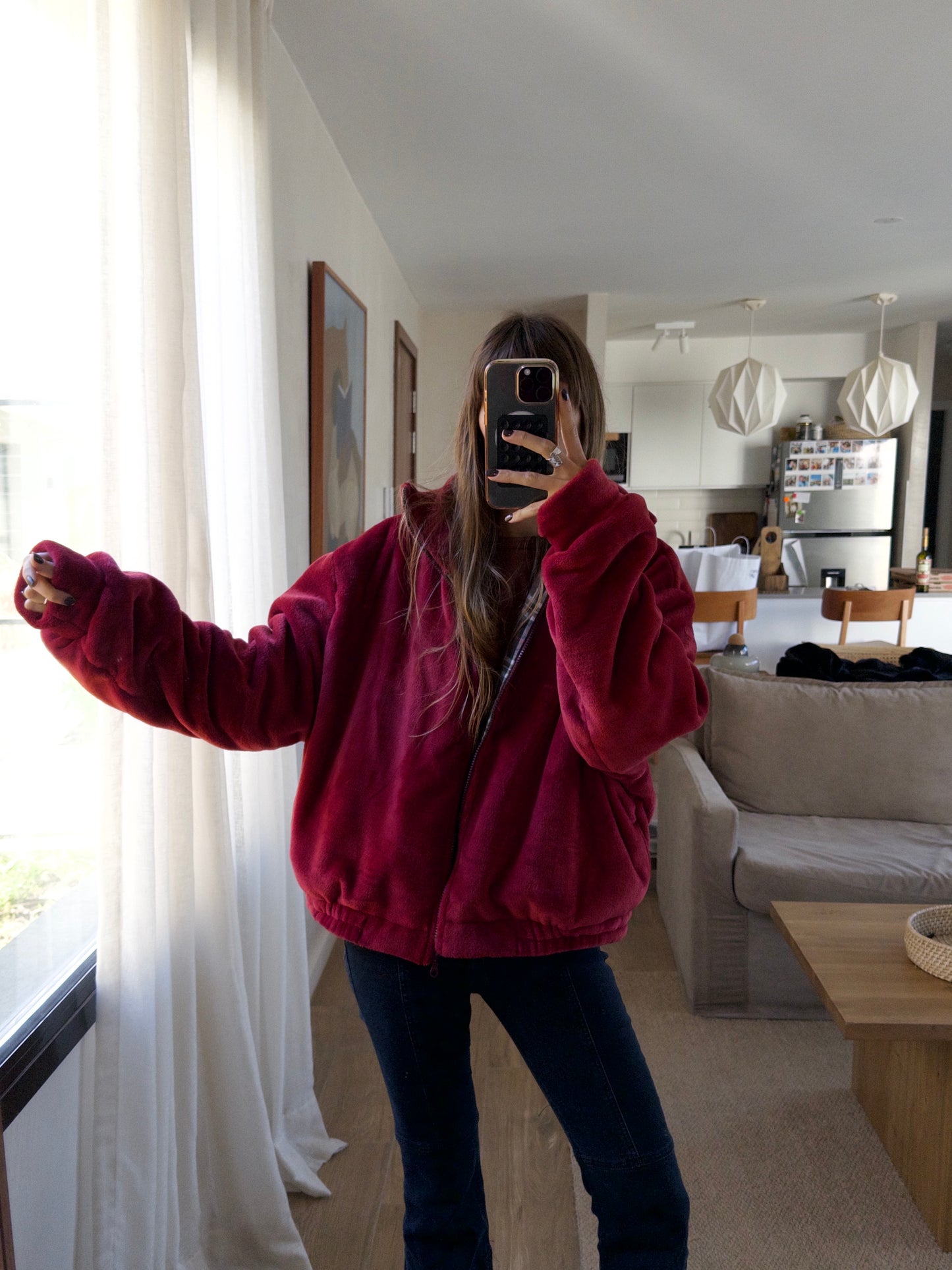CAMPERA REVERSIBLE CHERRY