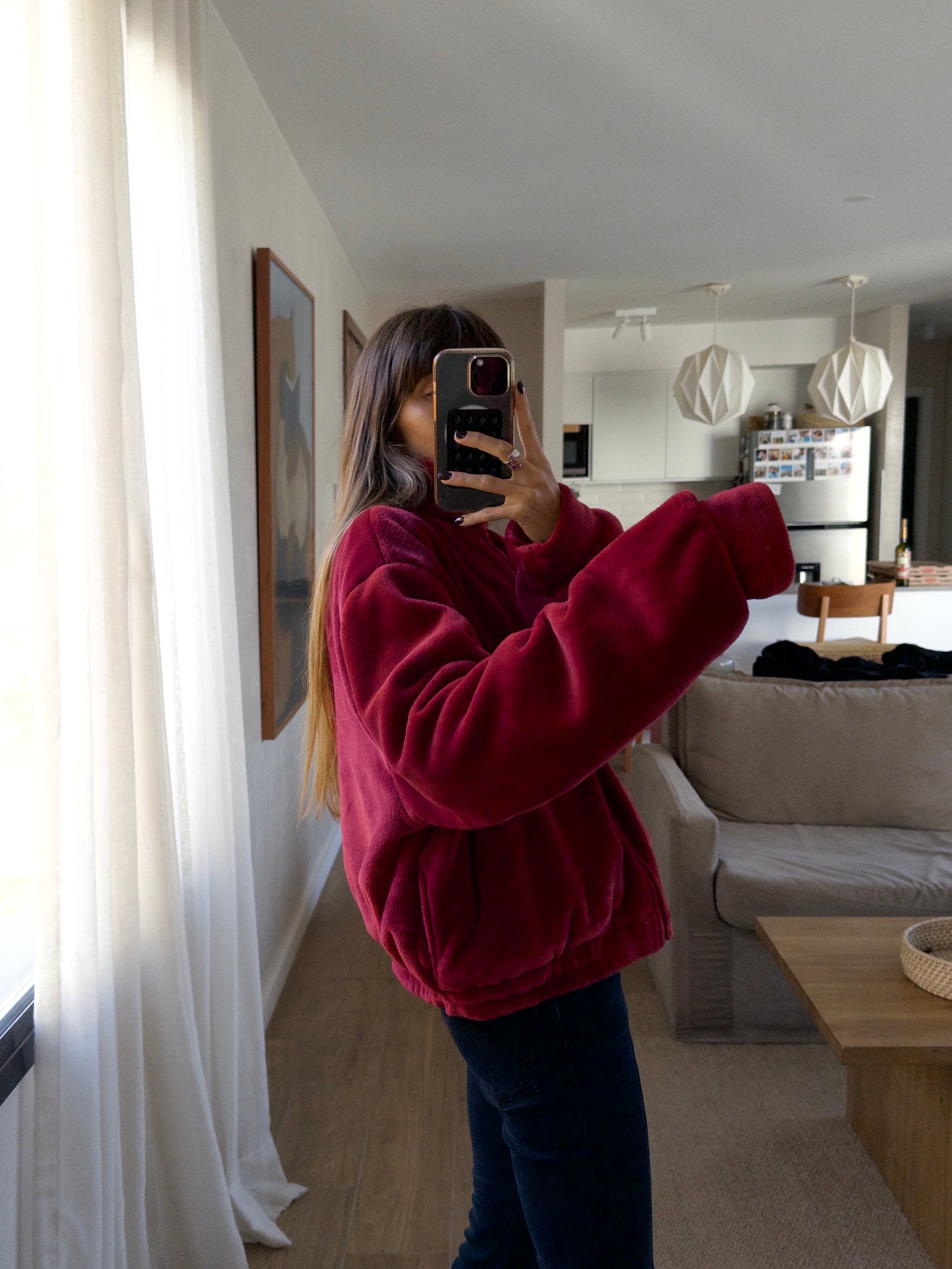 CAMPERA REVERSIBLE CHERRY