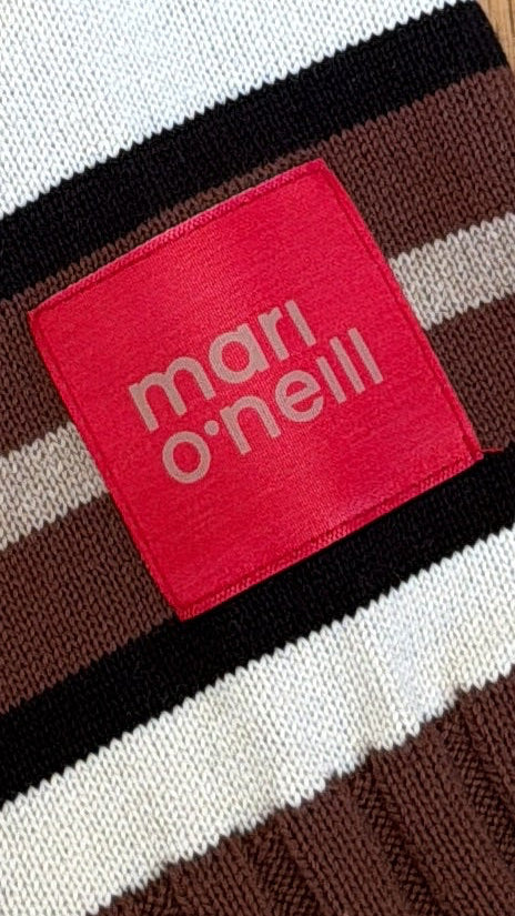 SWEATER GALILEO RAYAS CHOCO