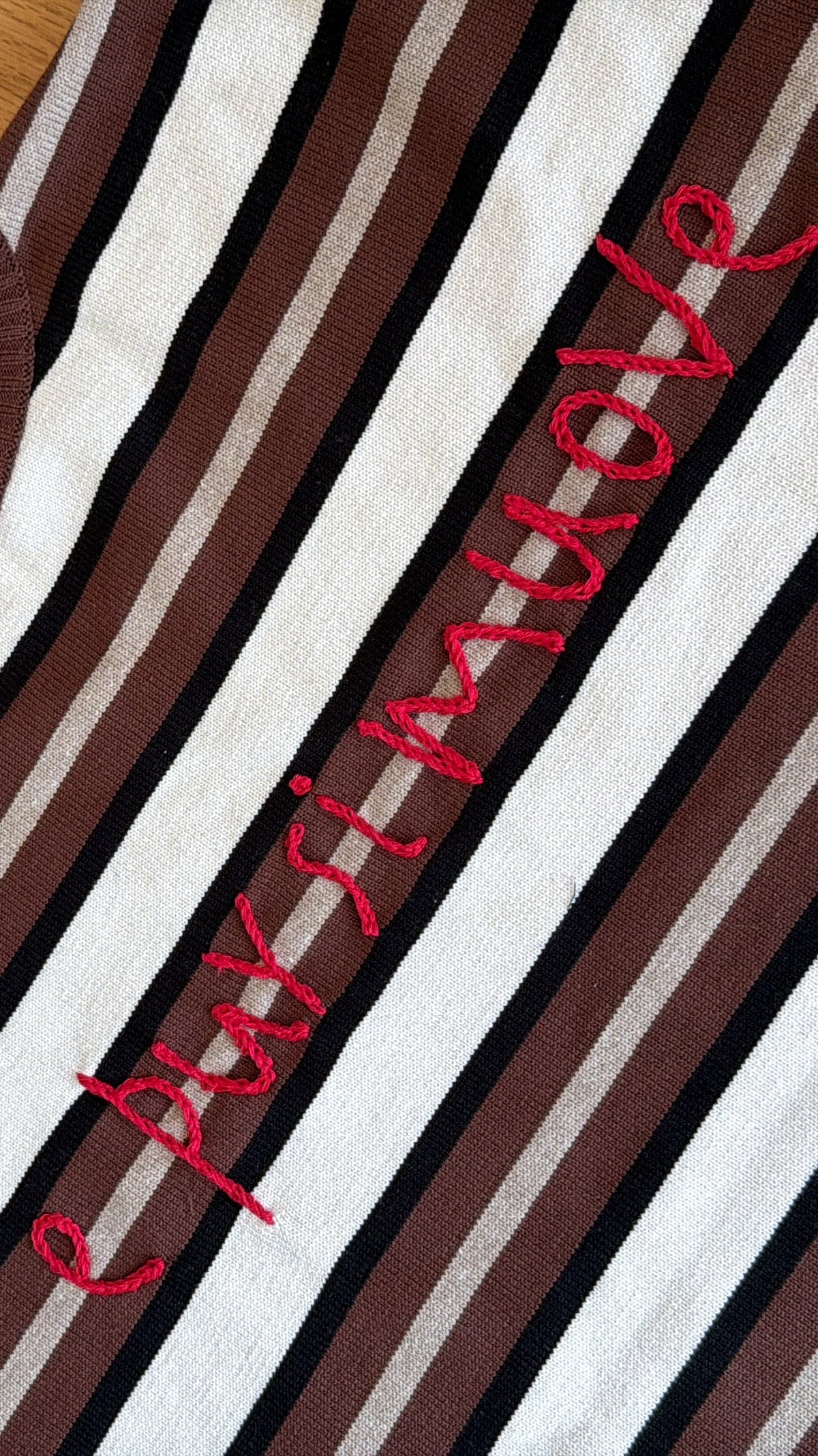 SWEATER GALILEO RAYAS CHOCO