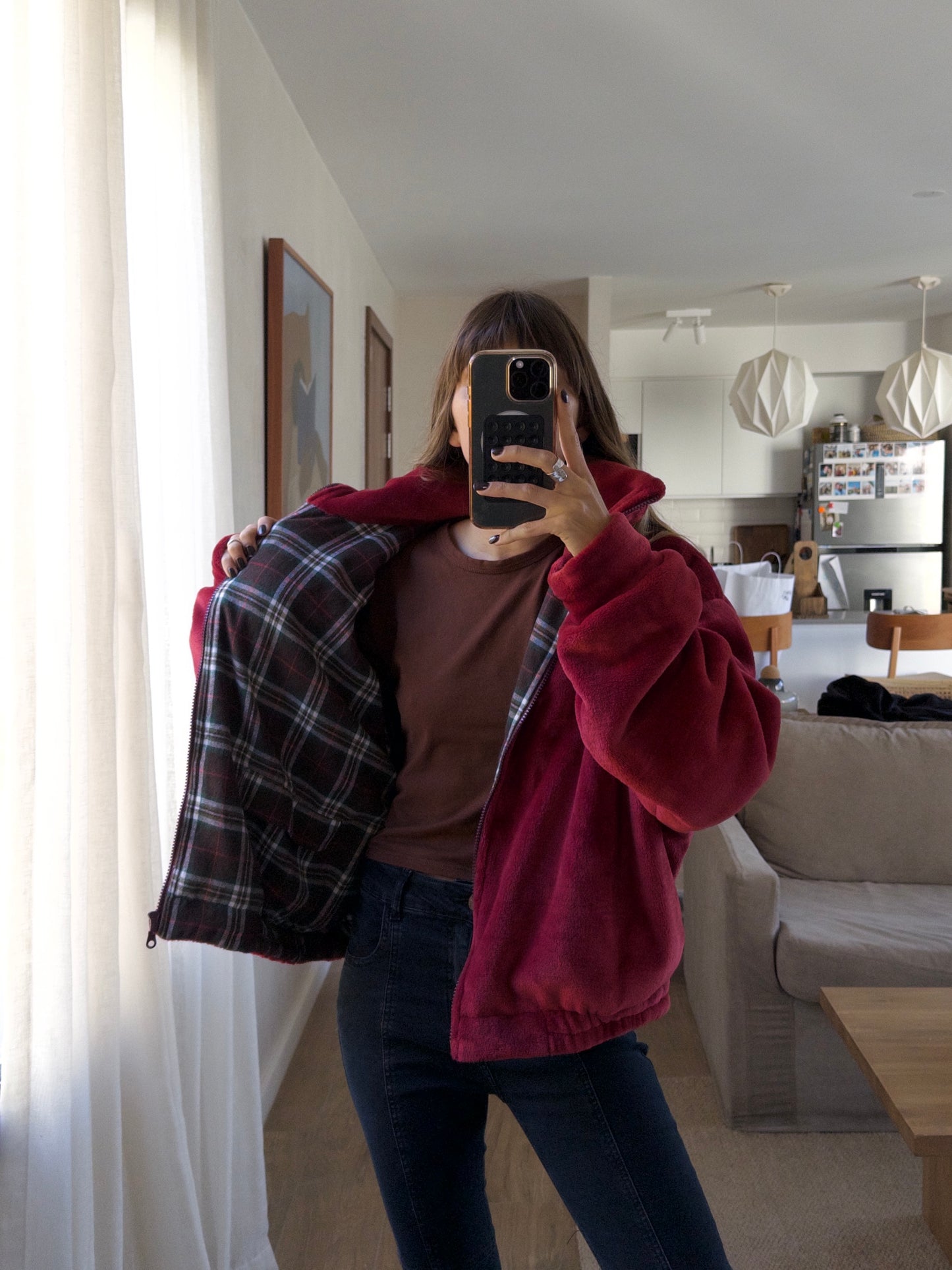 CAMPERA REVERSIBLE CHERRY