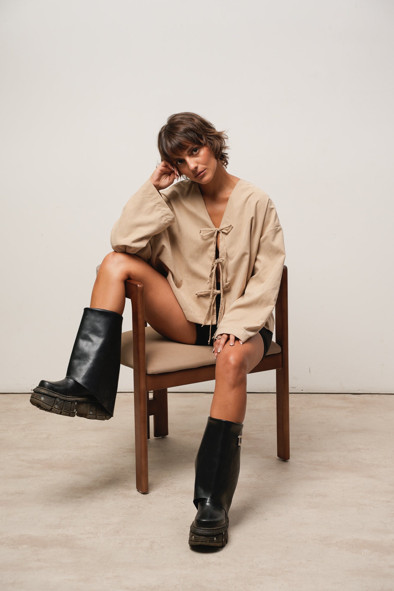 BLUSA BEIGE