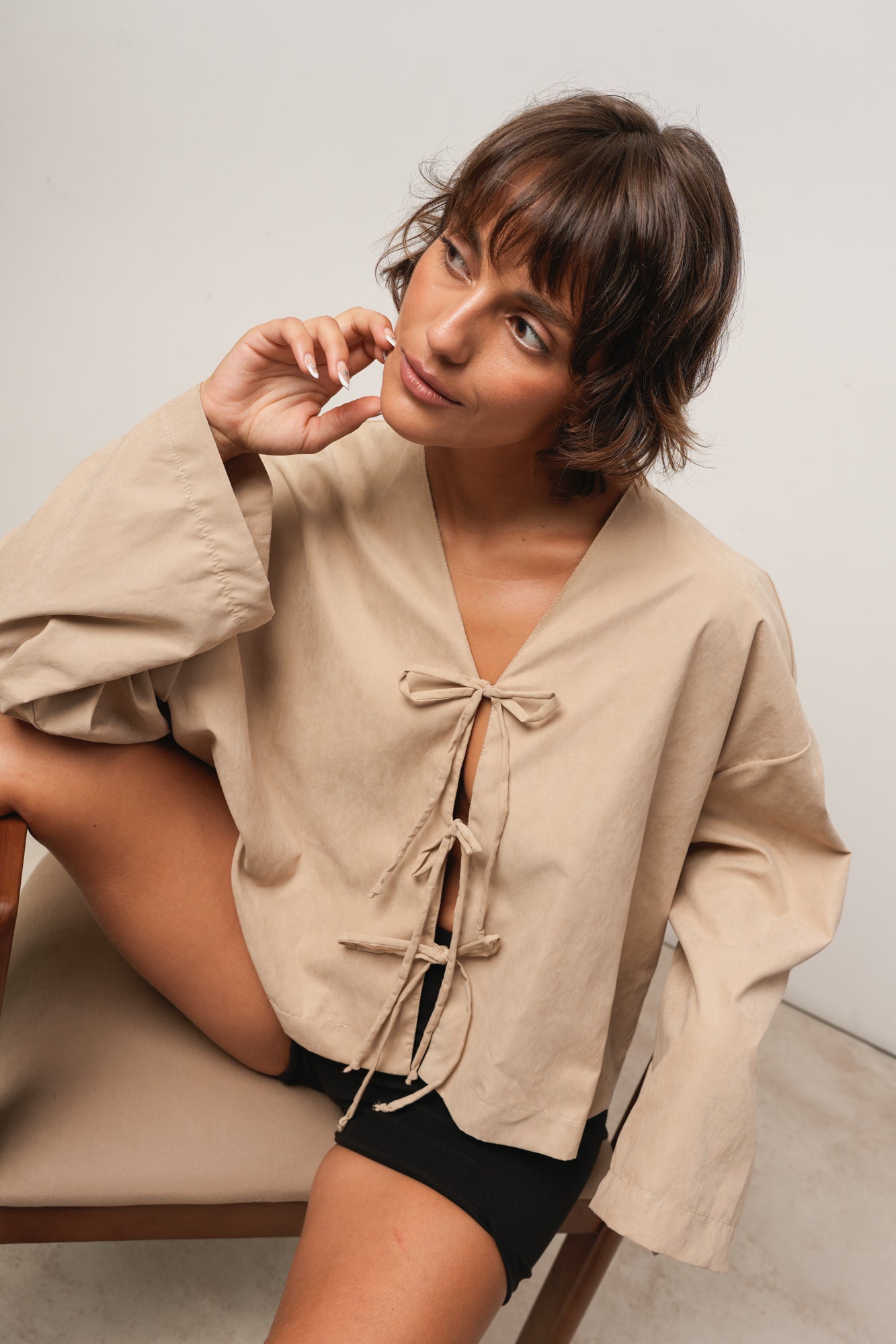 BLUSA BEIGE