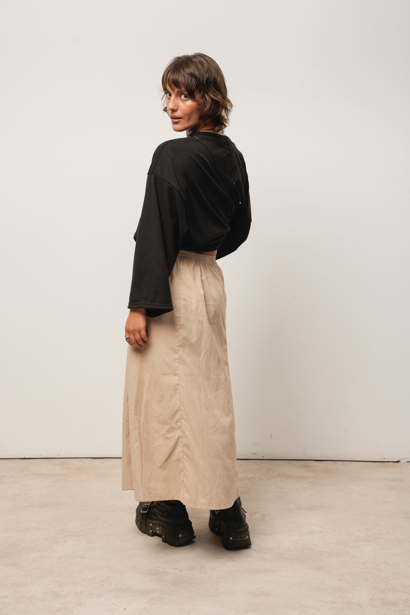 POLLERA BEIGE