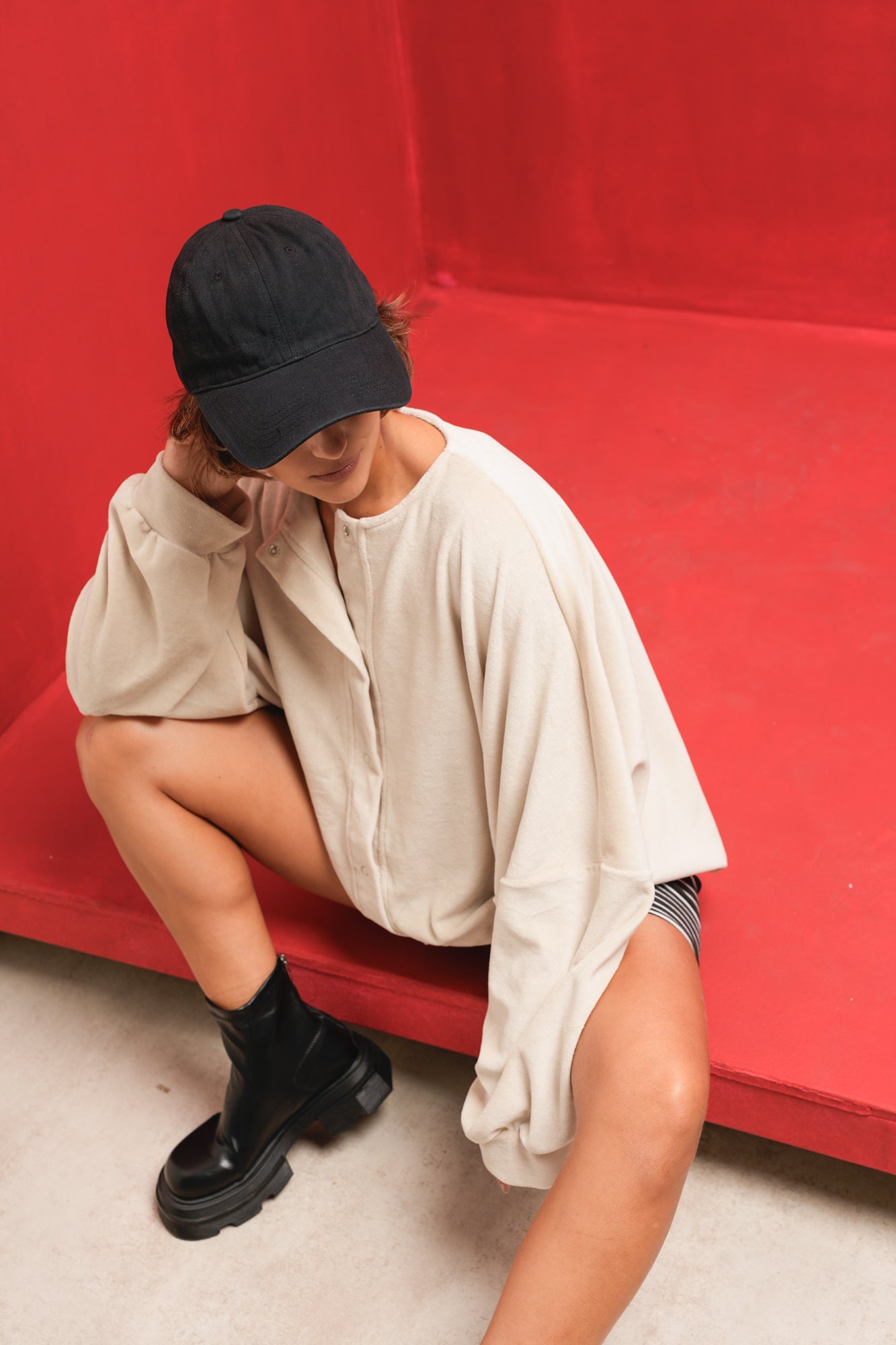 CAMISA PLUSH BEIGE