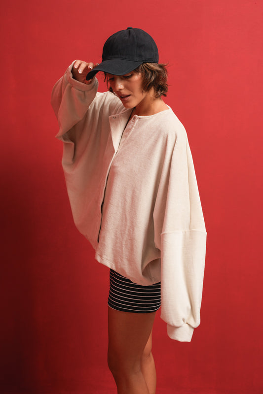 CAMISA PLUSH BEIGE