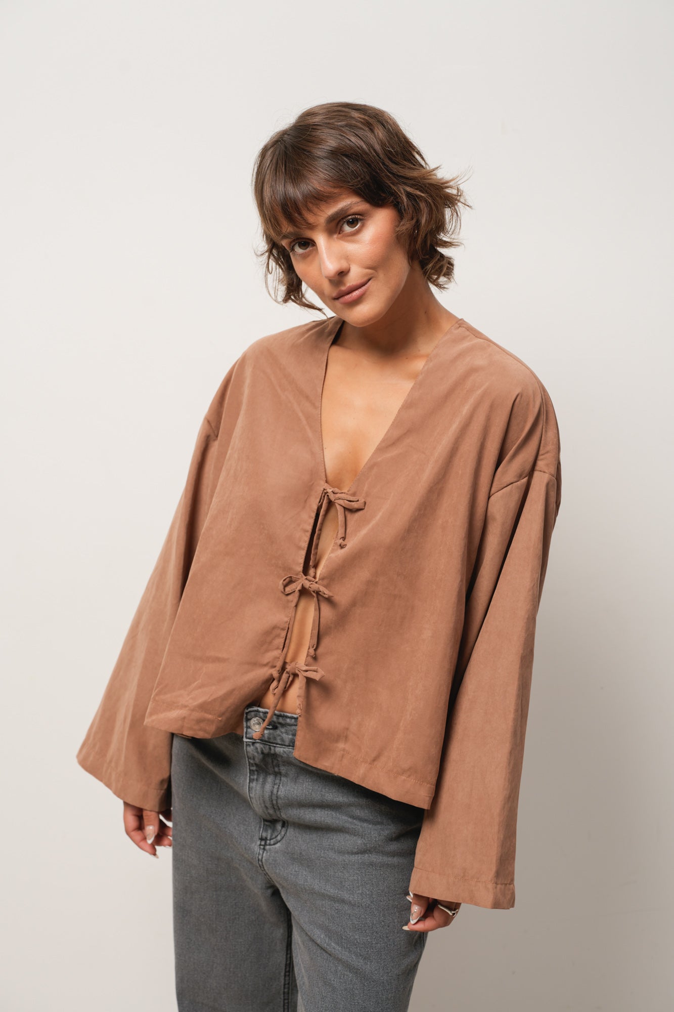 BLUSA MARRÓN