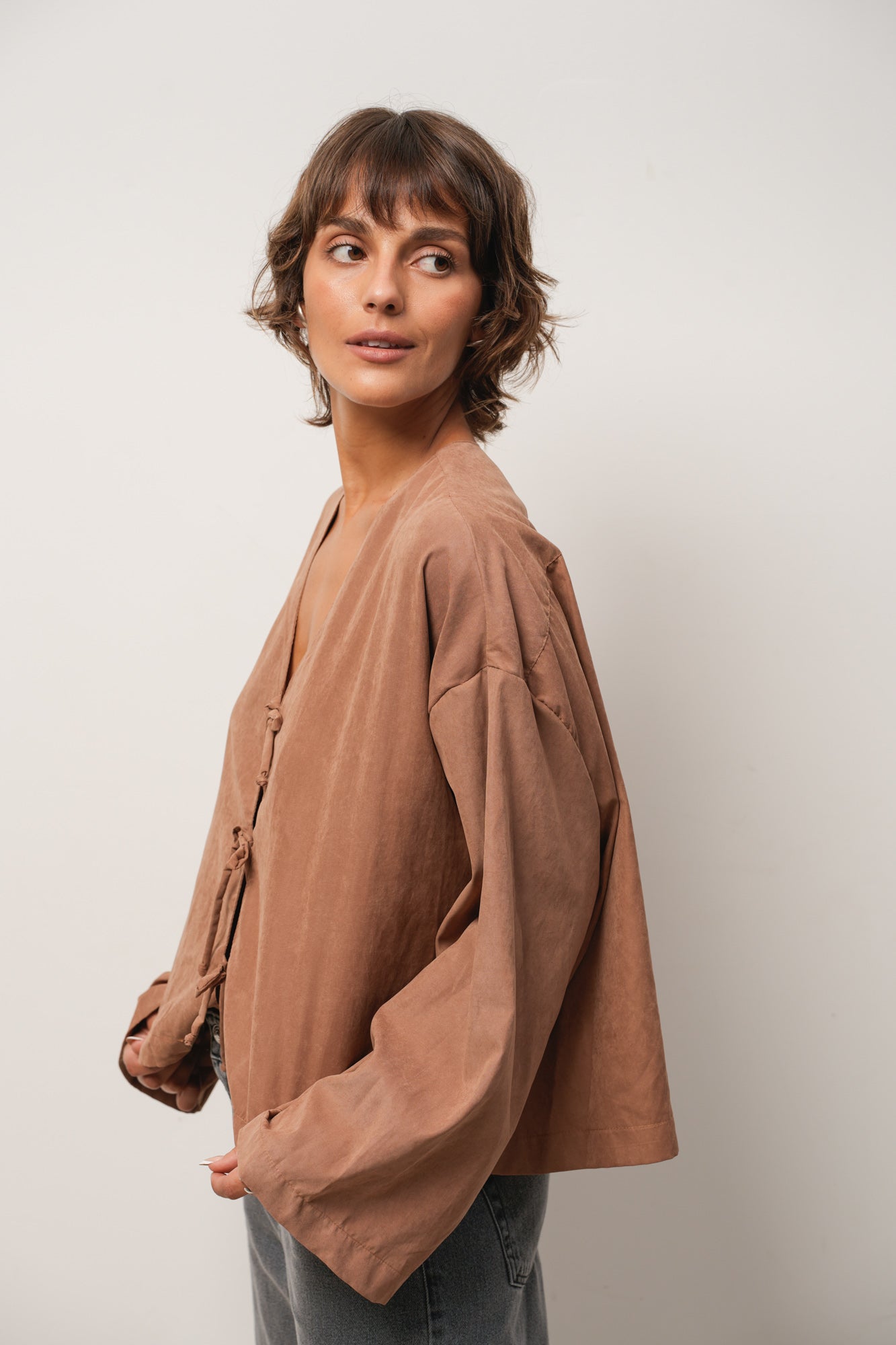 BLUSA MARRÓN