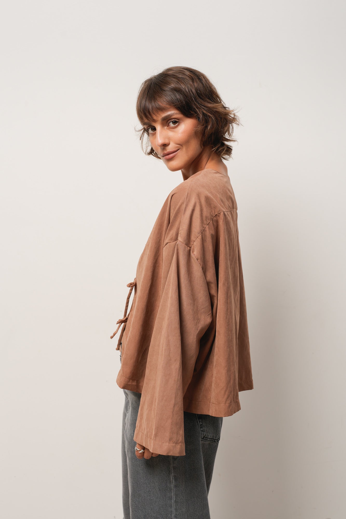 BLUSA MARRÓN