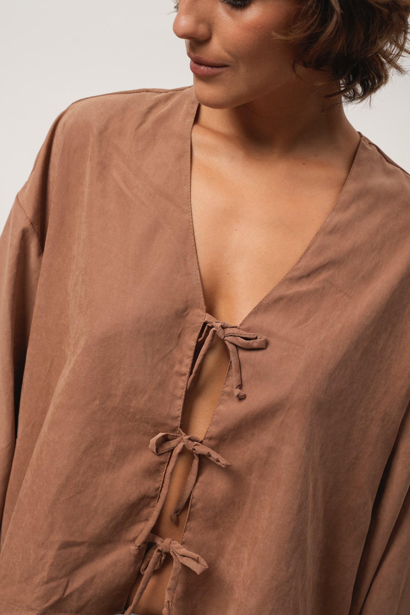 BLUSA MARRÓN
