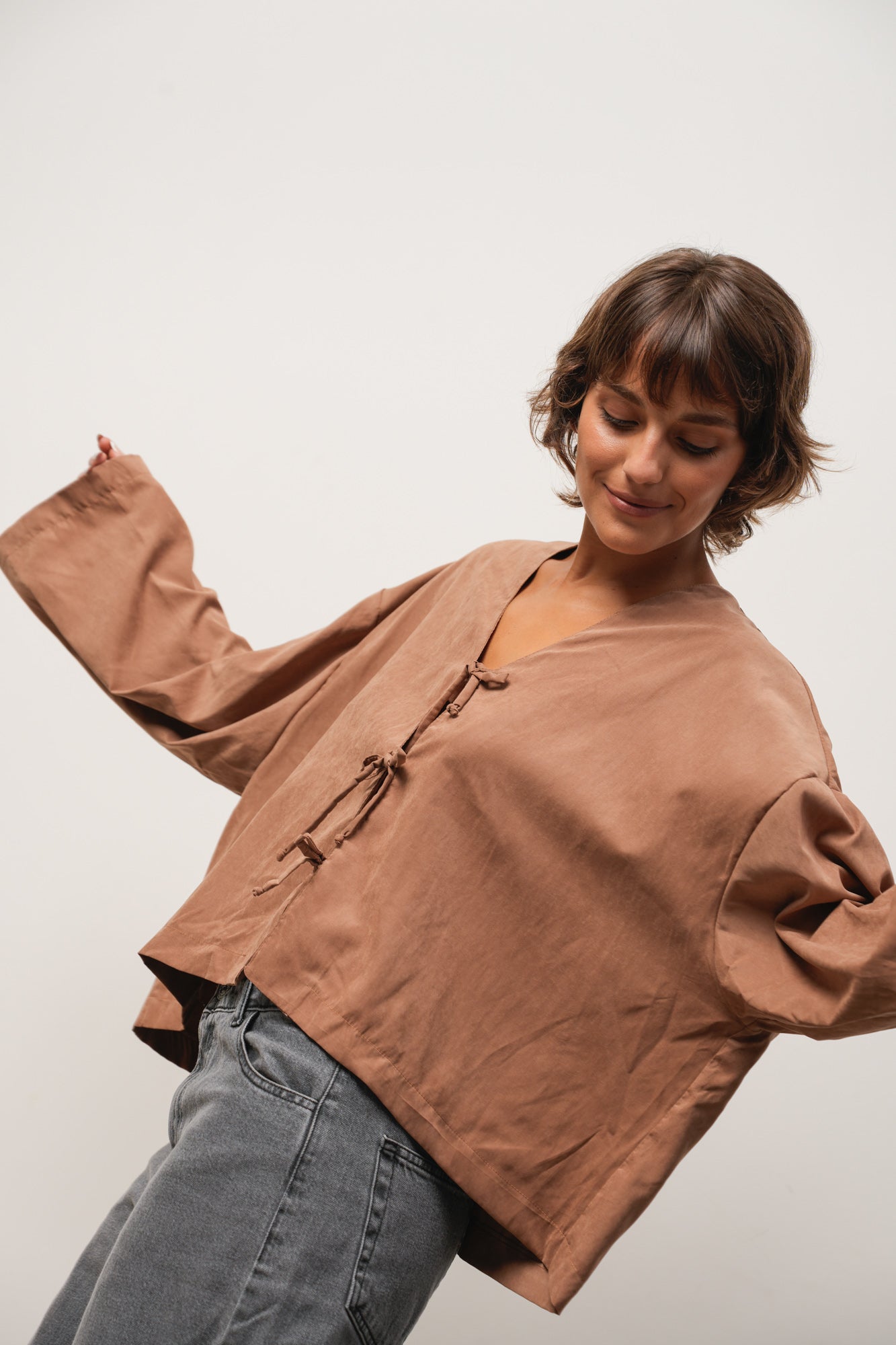 BLUSA MARRÓN