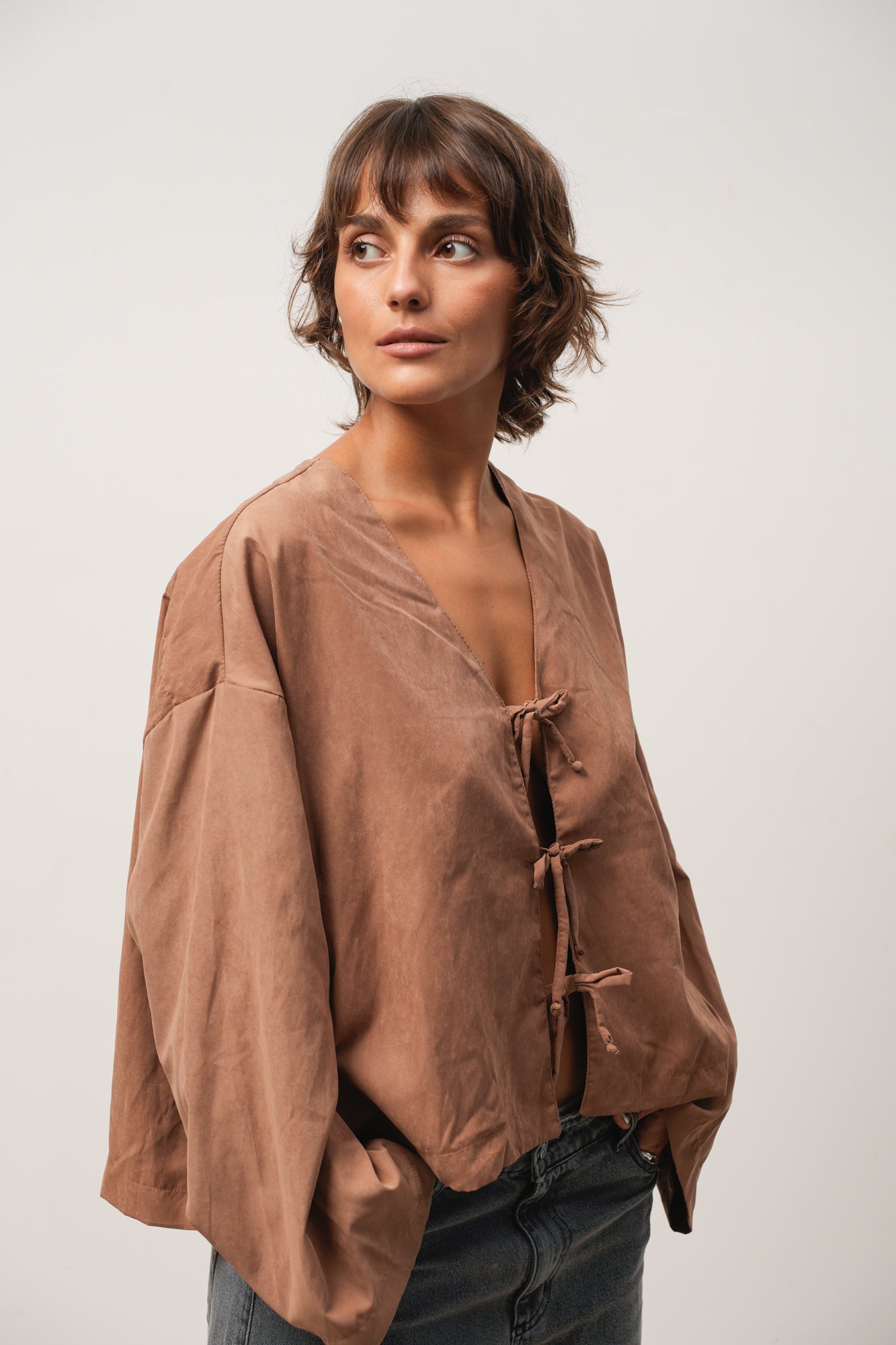 BLUSA MARRÓN